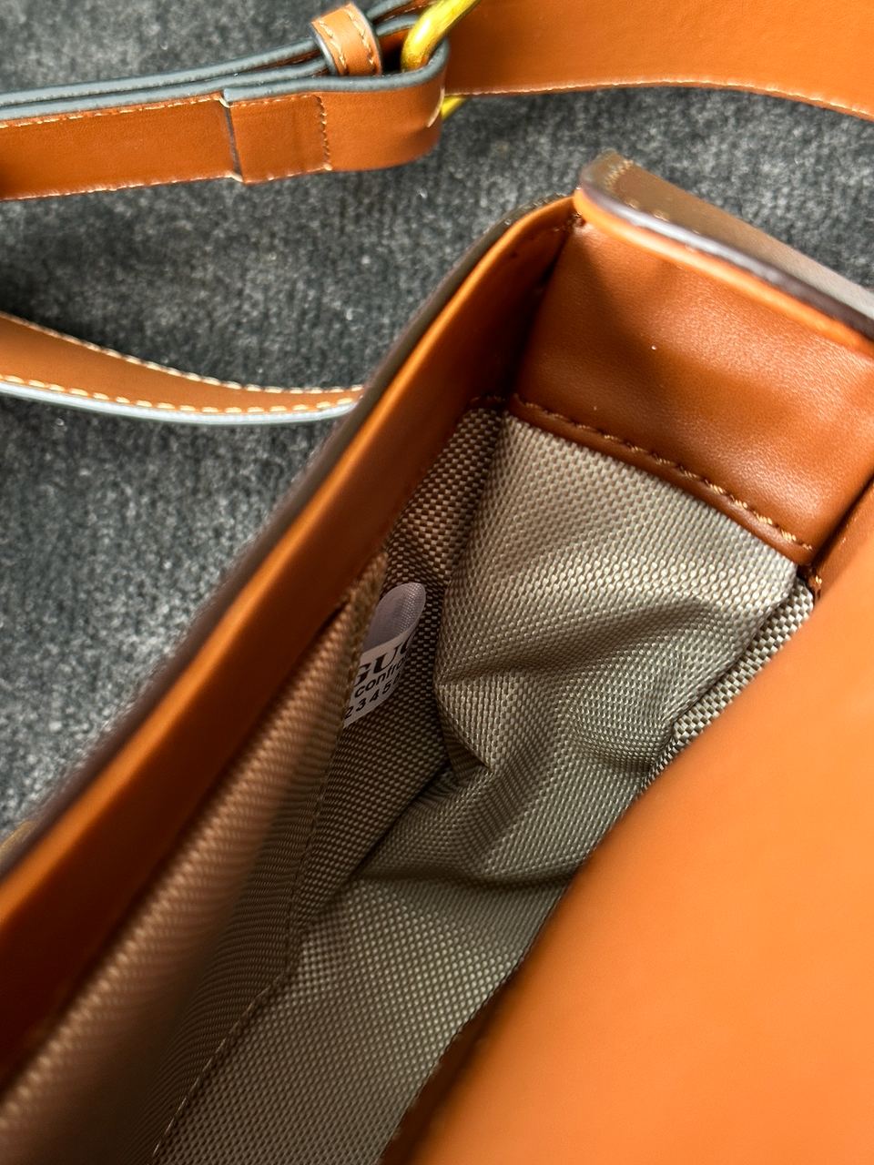 Gucci Lady Web Leather Shoulder Bag Brown - 29