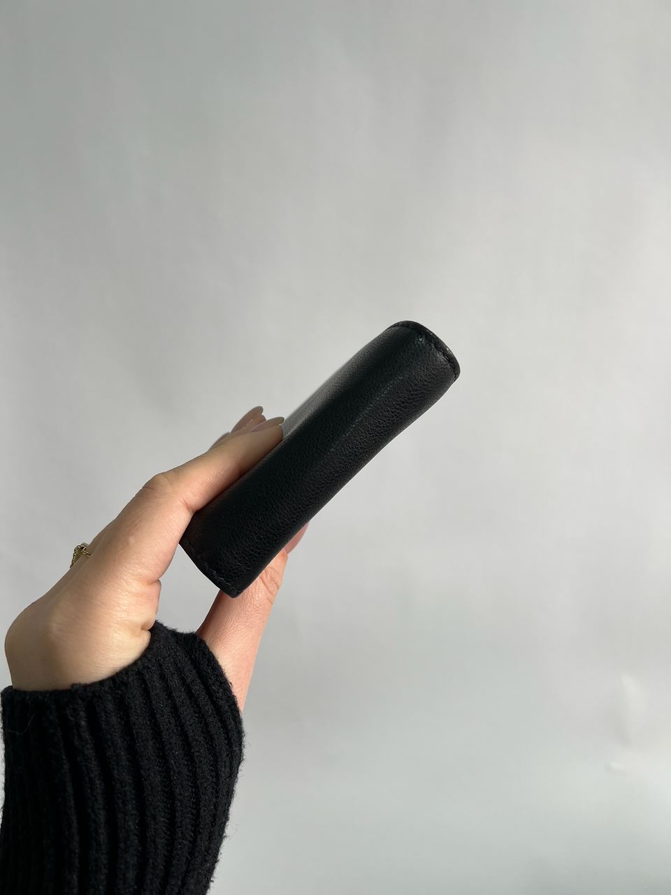 Gucci Leather GG Marmont Coin Wallet Black - 8