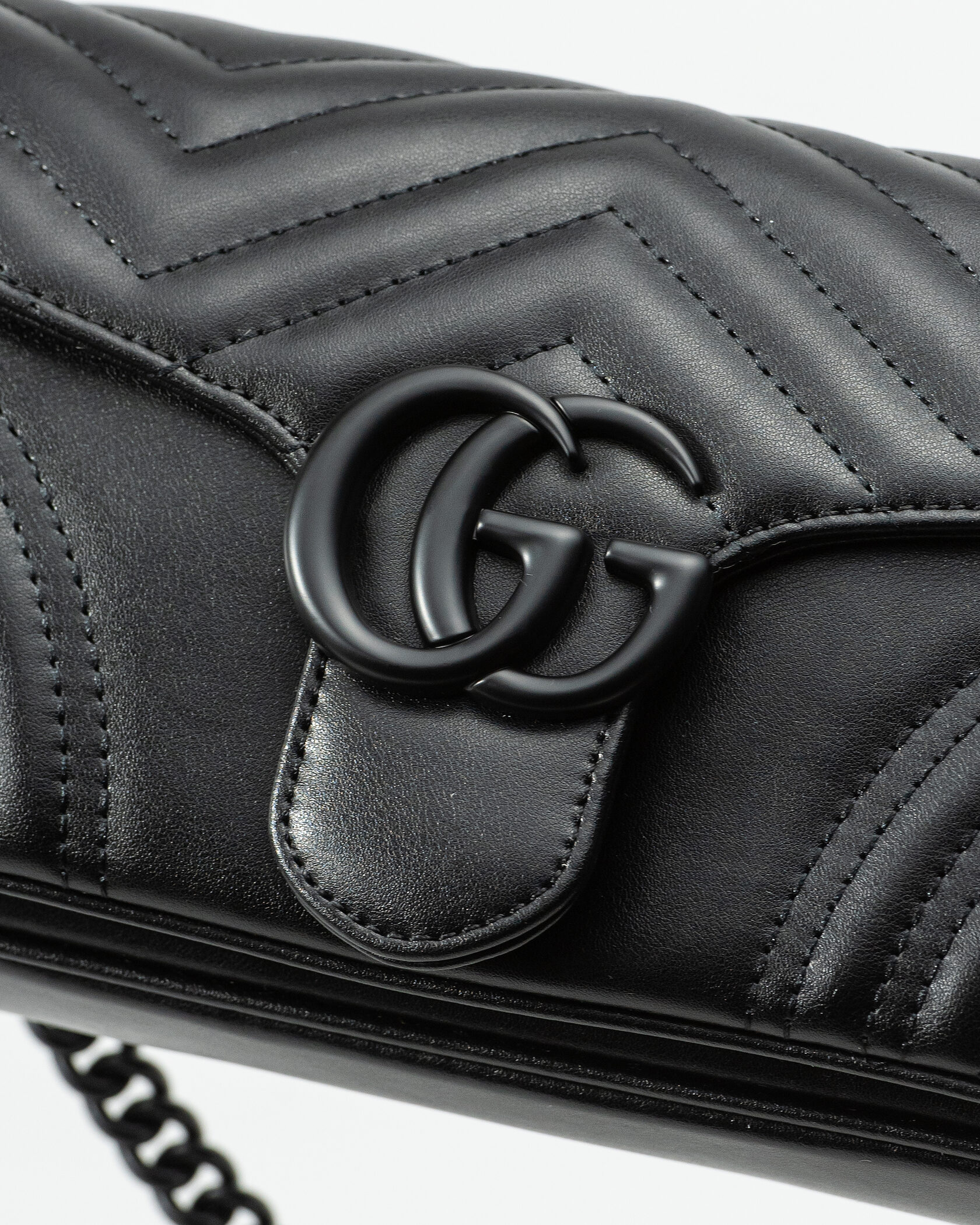 Gucci Marmont Medium Shoulder Bag Total Black - 6