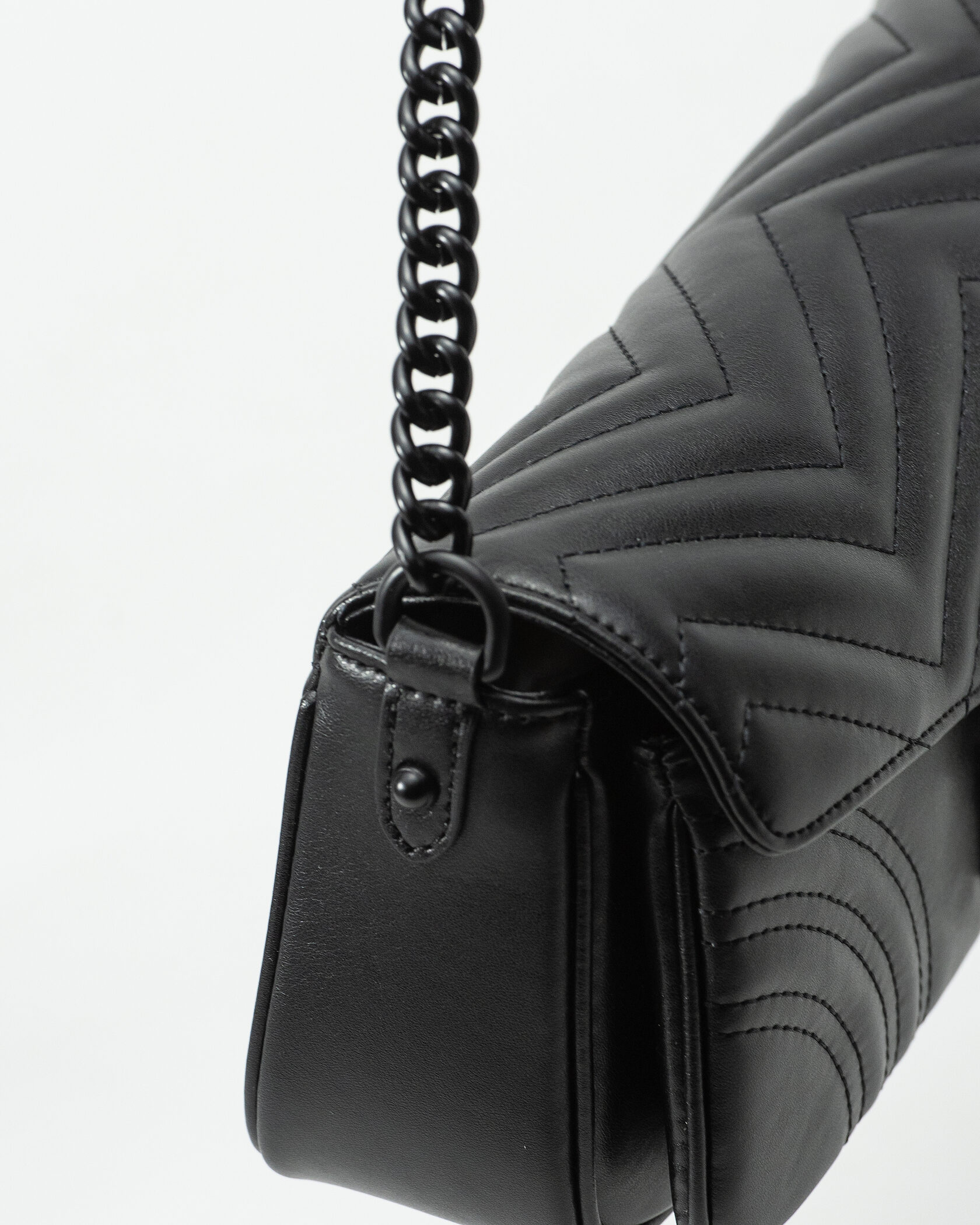 Gucci Marmont Medium Shoulder Bag Total Black - 8