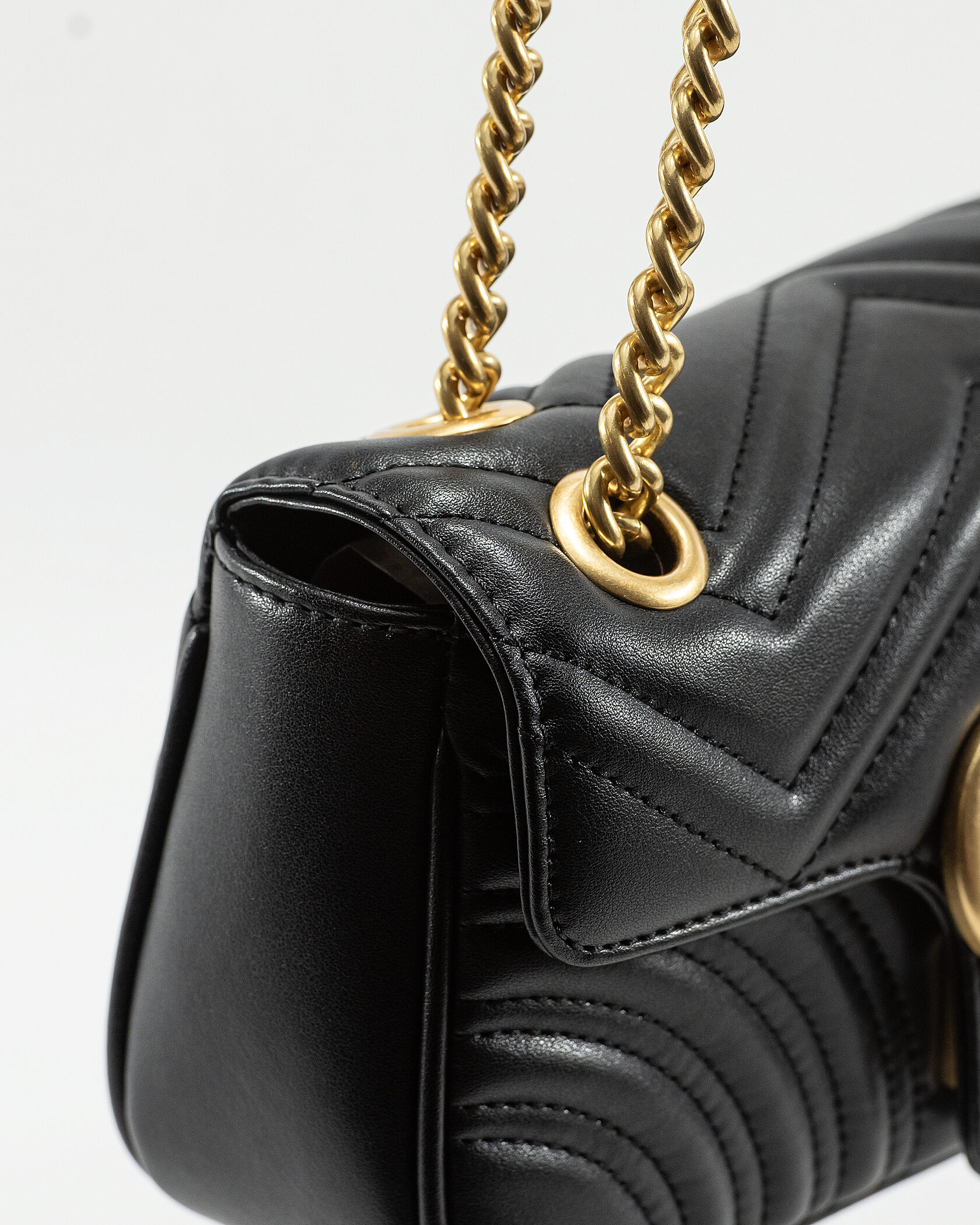 Gucci Marmont Mini Shoulder Bag Black - 12