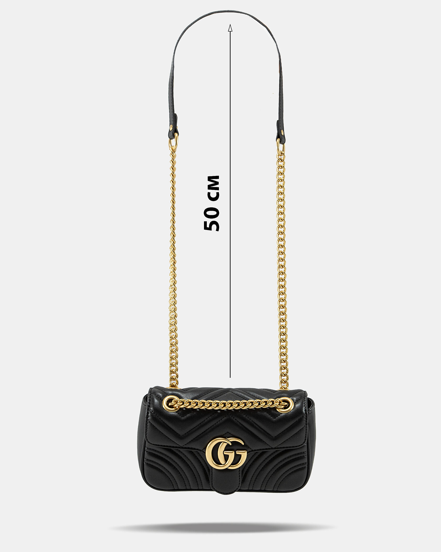 Gucci Marmont Mini Shoulder Bag Black - 6