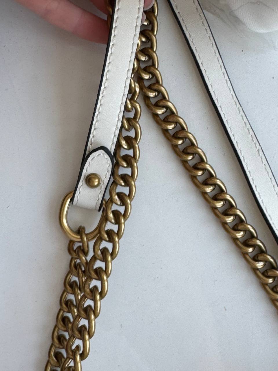 Gucci Marmont Mini Shoulder Bag, Gold Hardware - 9