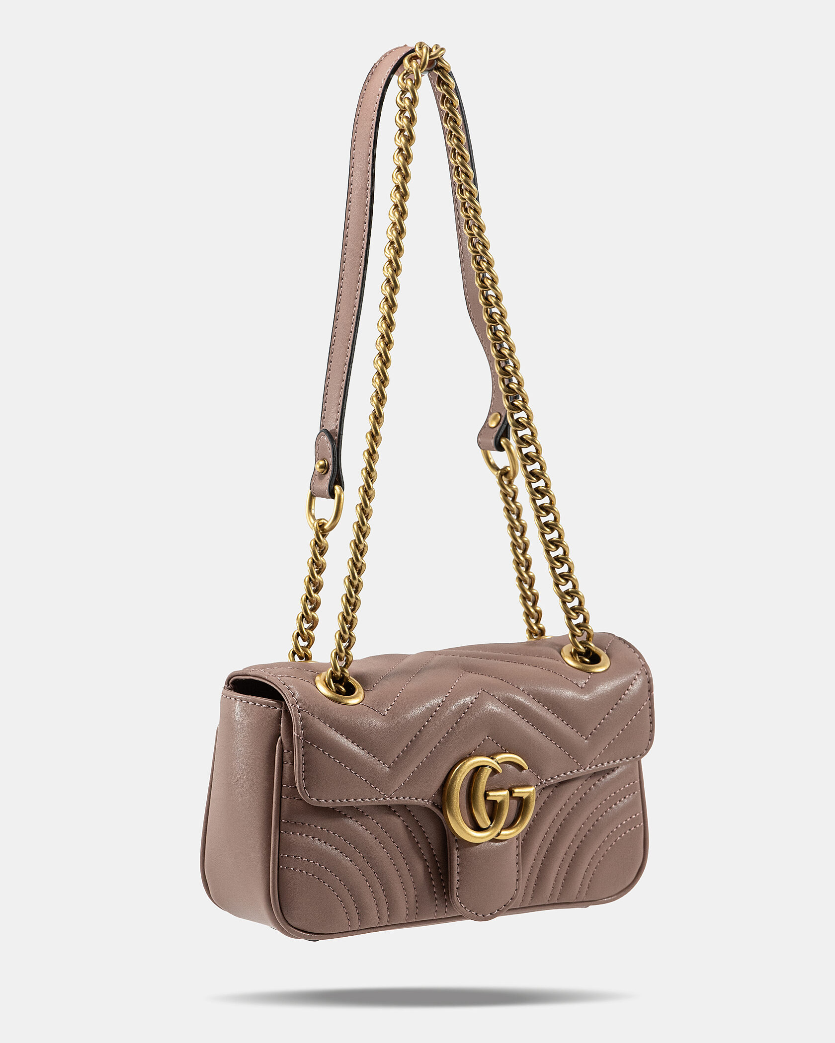 Gucci Marmont Shoulder Bag Powder Pink - 8