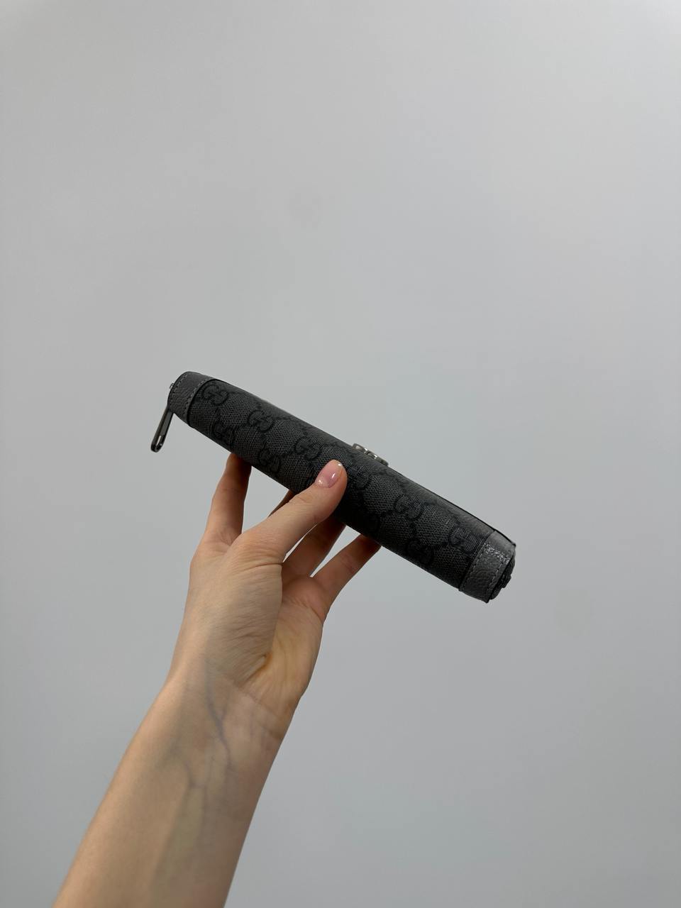 Gucci Ophidia GG Zip Around Wallet Grey/Silver - 8