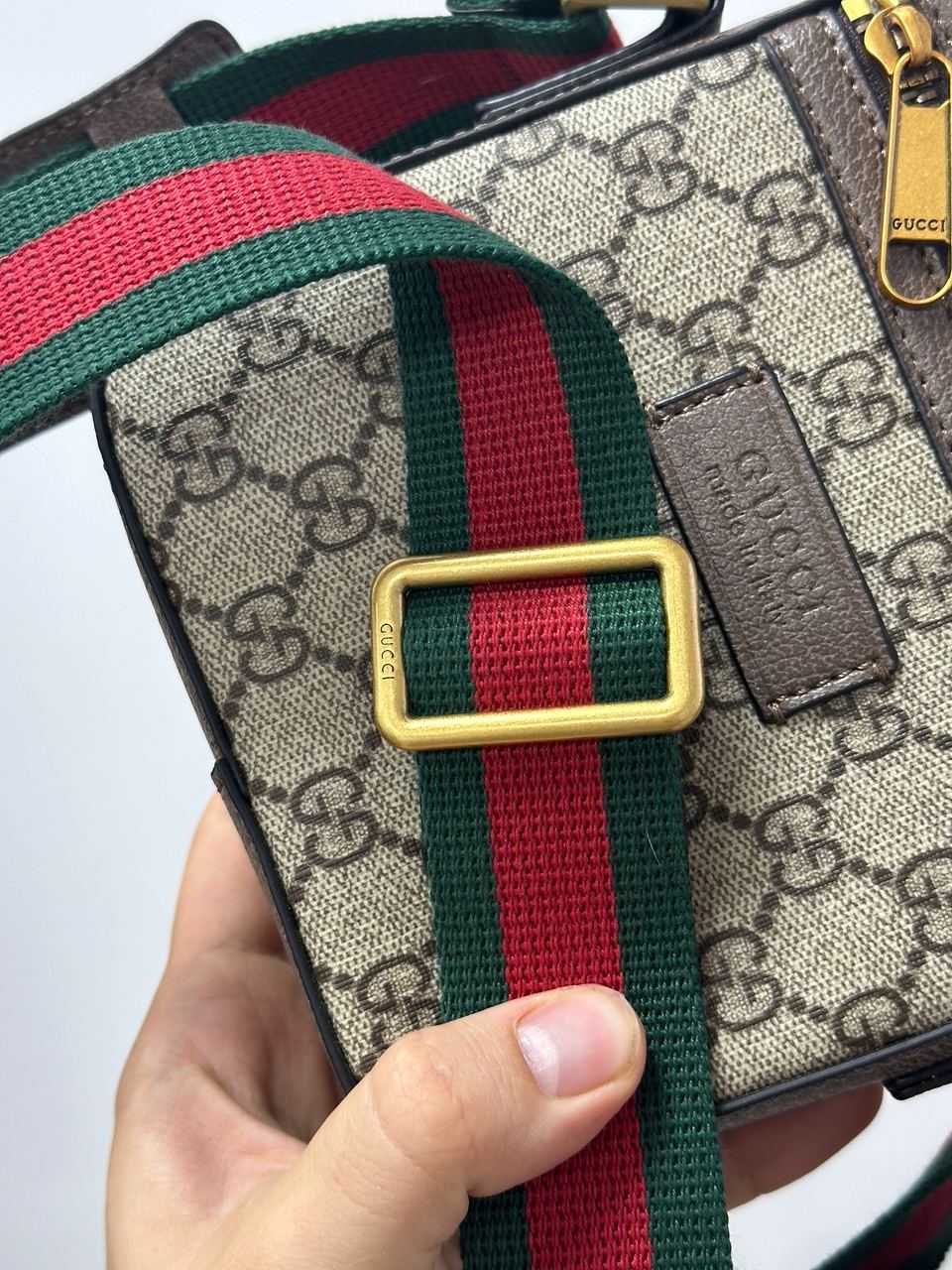 Gucci Small 'Ophidia' Shoulder Bag Brown - 11