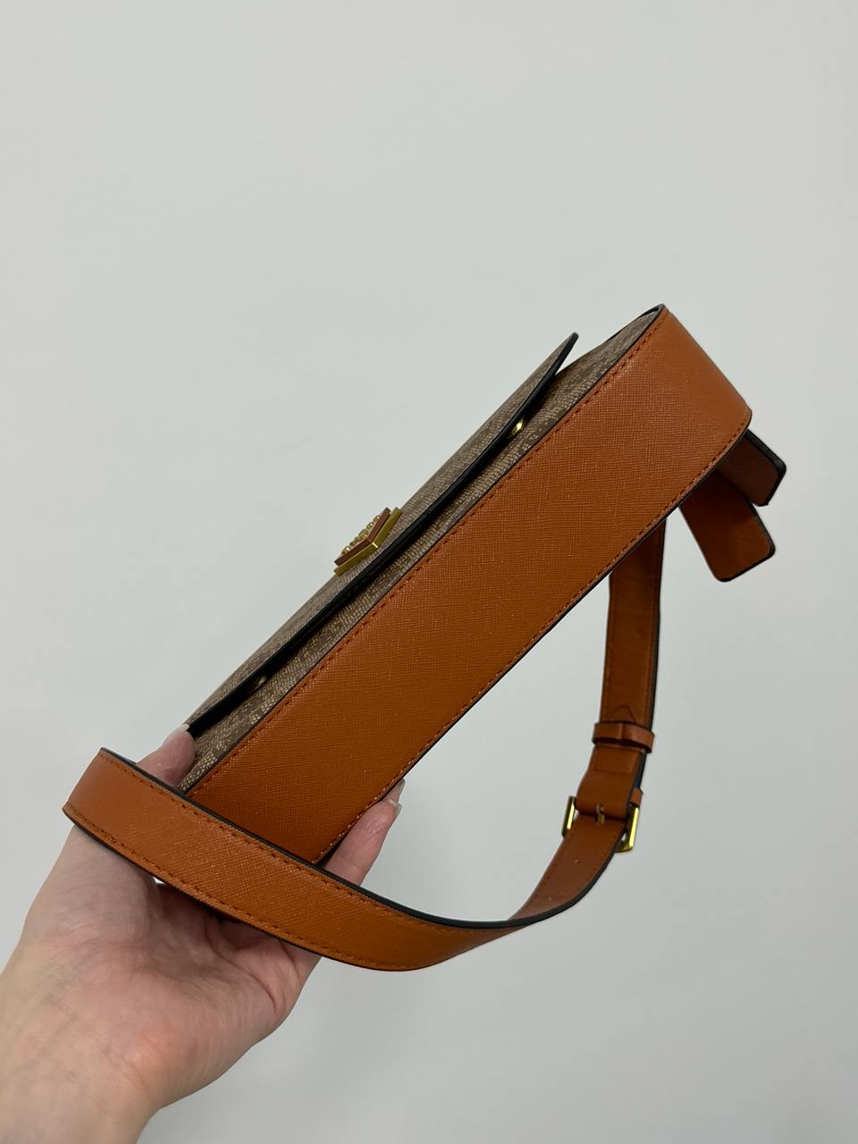 Guess Cordelia Shoulder Bag Gold Canvas Gold - 11