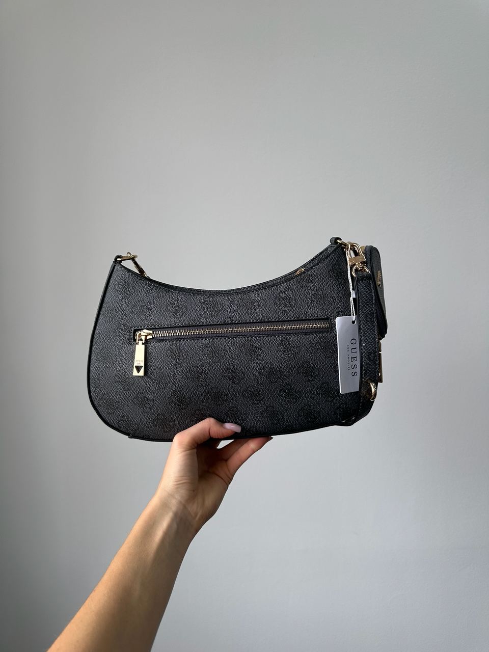 Guess Noelle Quattro G Shoulder Bag Blue - 6