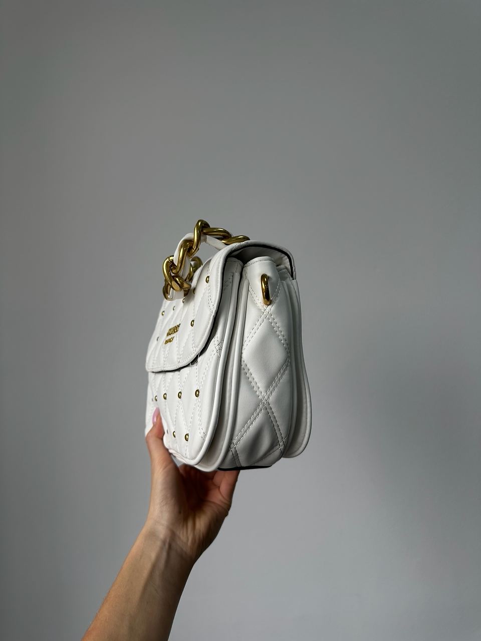Guess Triana Flap Shoulder Bag White - 6
