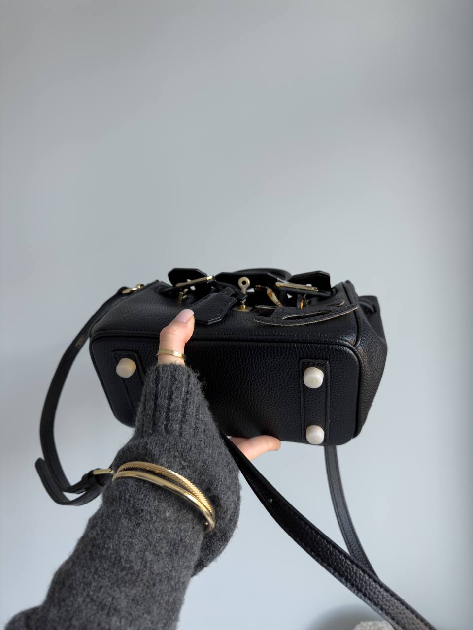 Hermès Birkin 20 Bag in Black Leather - 21