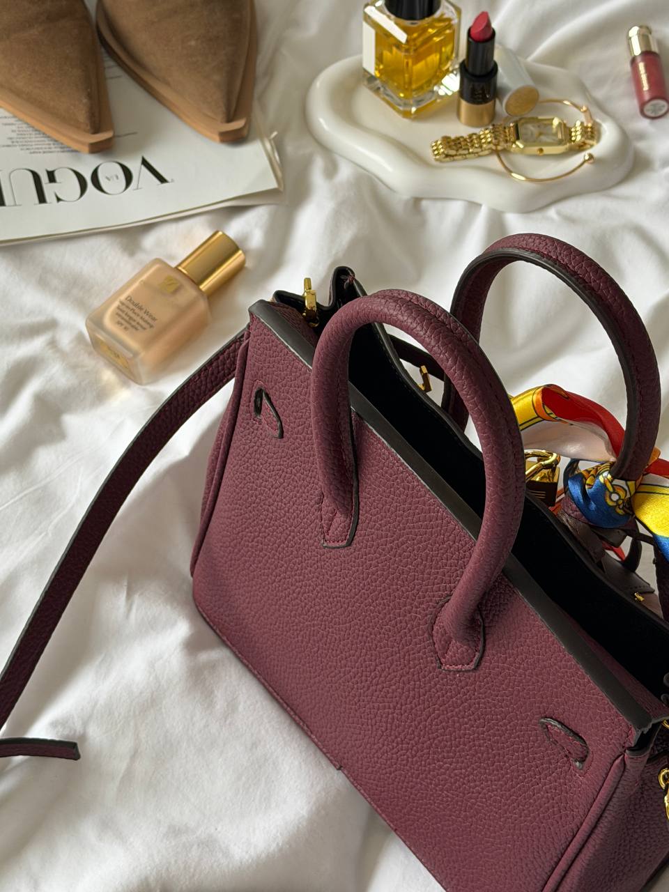 Hermès Birkin 25 Burgundy/Gold - 14