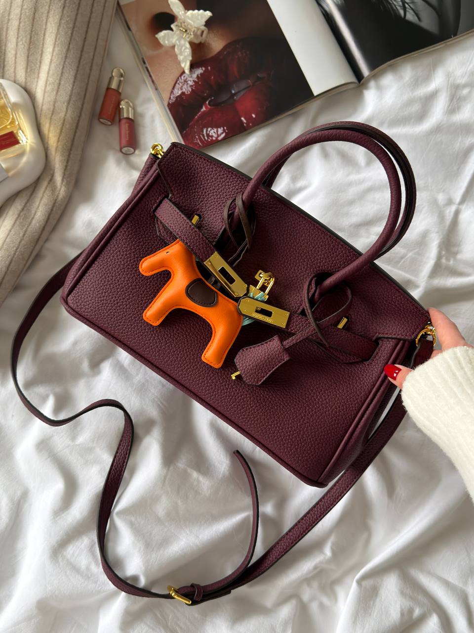 Hermès Birkin 30 Burgundy/Gold - 3