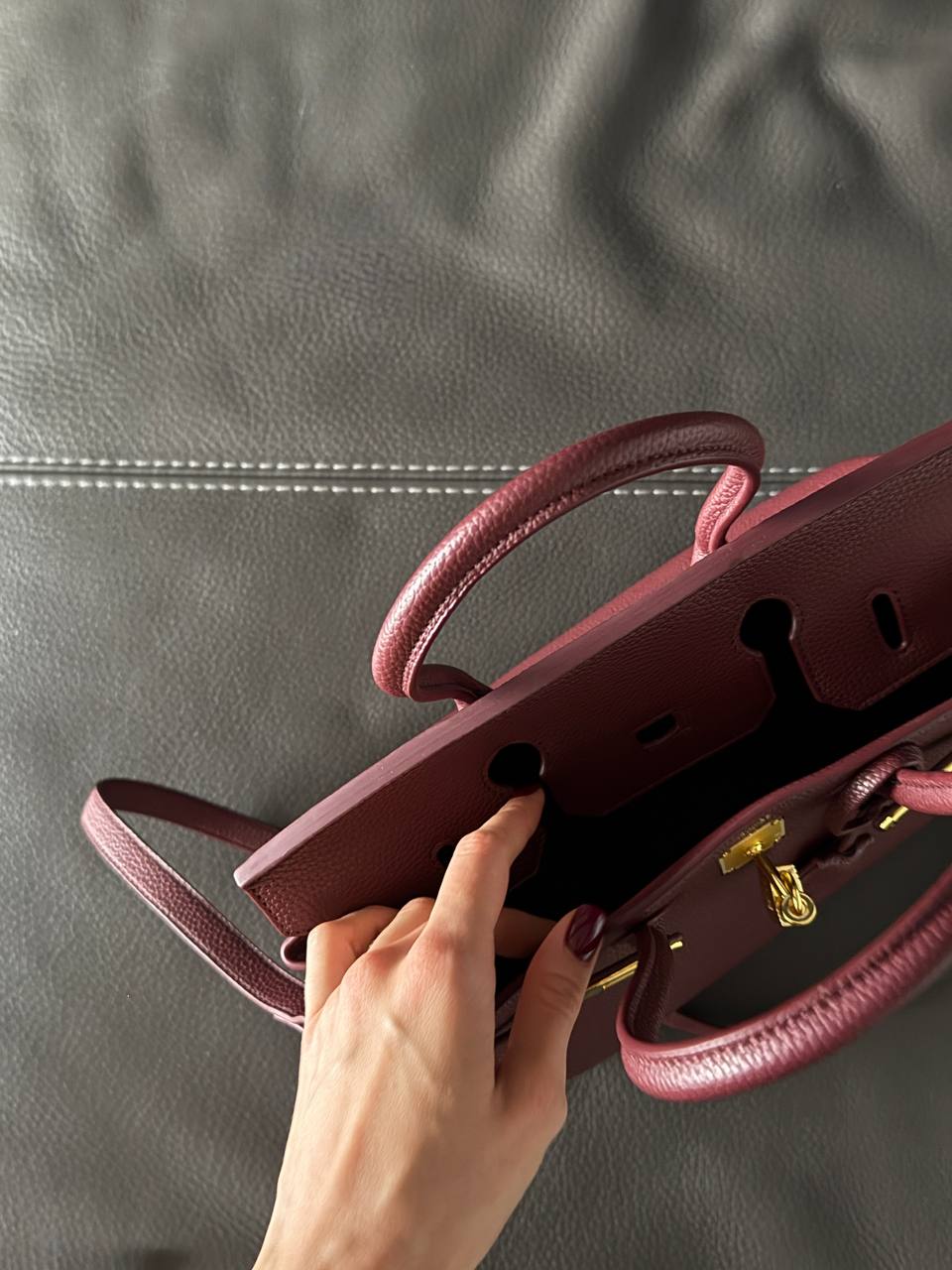 Hermès Birkin 30 Burgundy - 21