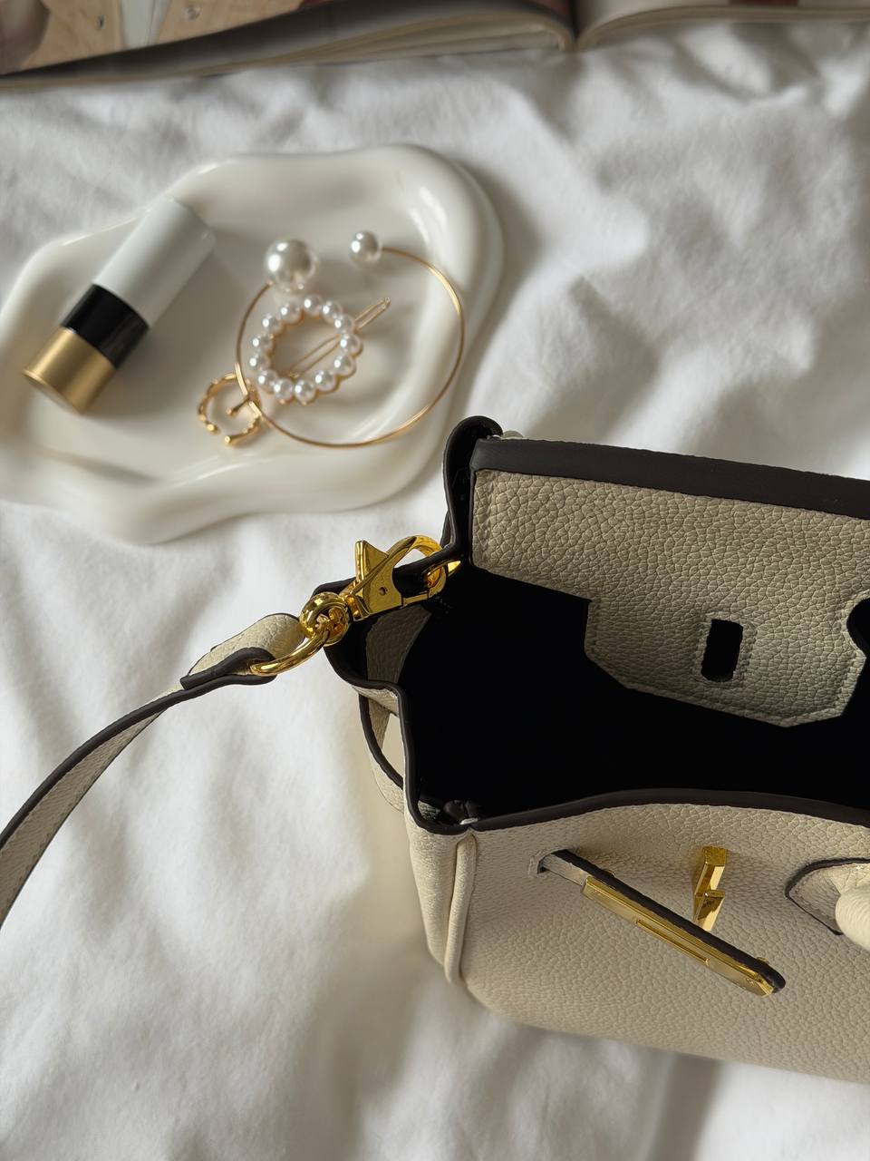 Hermès Birkin Milk/Gold - 15