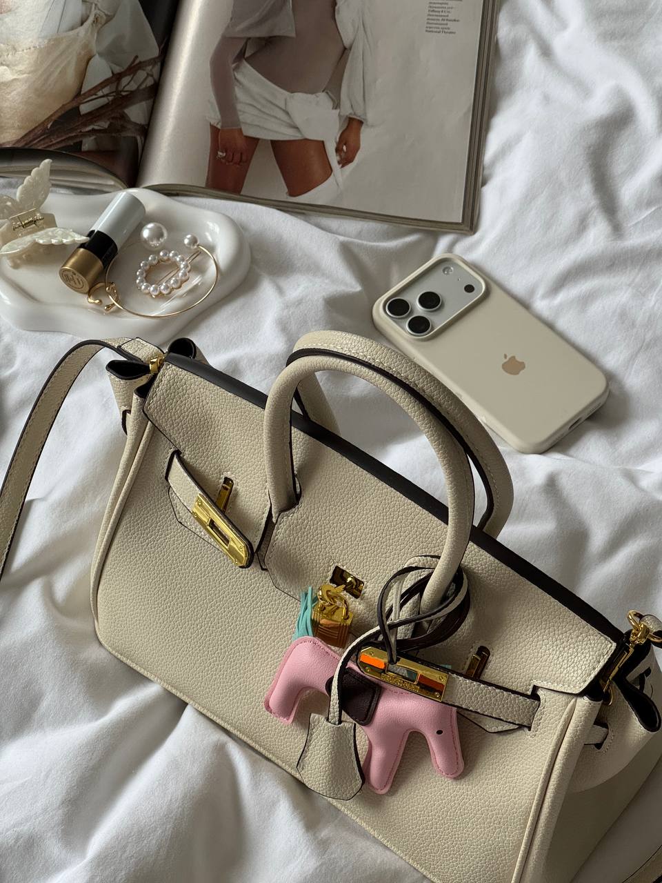 Hermès Birkin Milk/Gold - 8