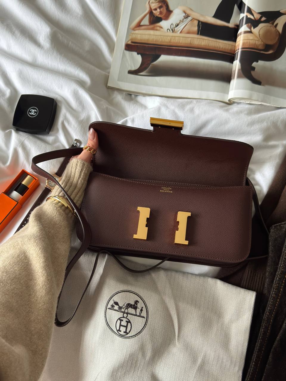 Hermès Constance Chocolate - 11