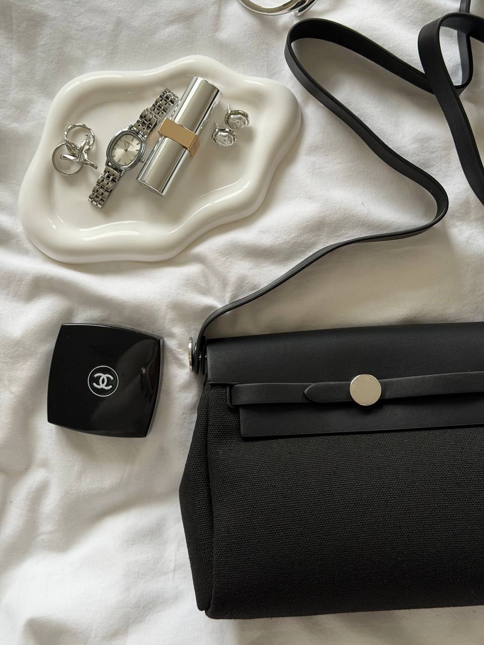 Hermès Herbag Zip 20 Bag Black - 6