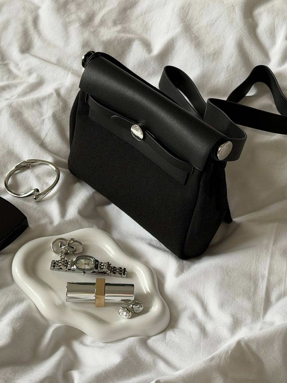 Hermès Herbag Zip 20 Bag Black - 9