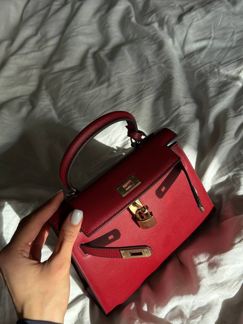 Hermès Kelly 20 Mini Bag in Rouge H Epsom Leather - 15