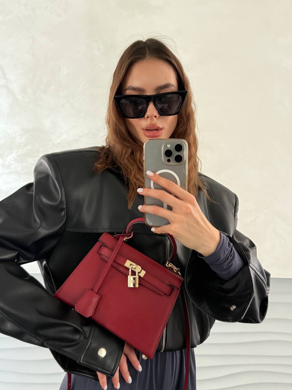 Hermès Kelly 20 Mini Bag in Rouge H Epsom Leather - 7