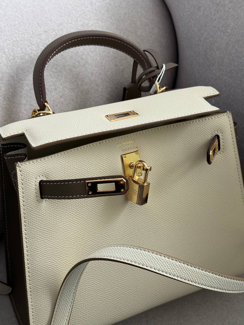 Hermès Kelly Milk/Brown - 10