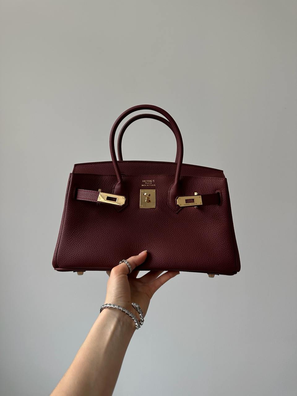 Hermes Birkin 30 Burgundy - 5
