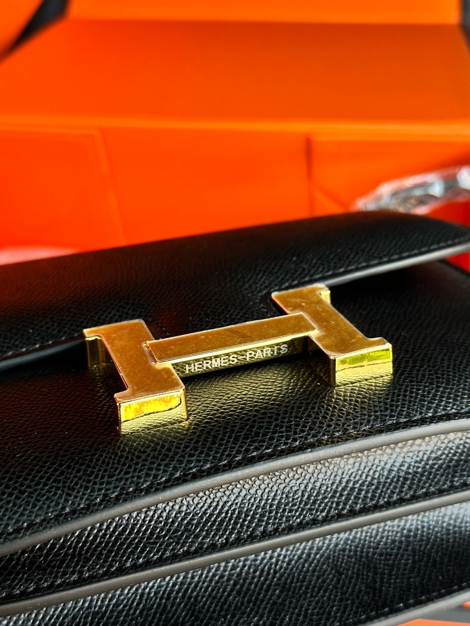 Hermes Constance 18 Epsom Calf Black - 14