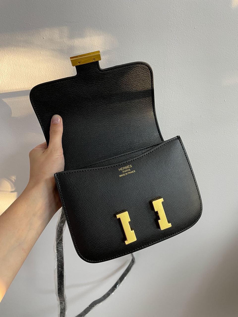 Hermes Constance 18 Epsom Calf Black - 21