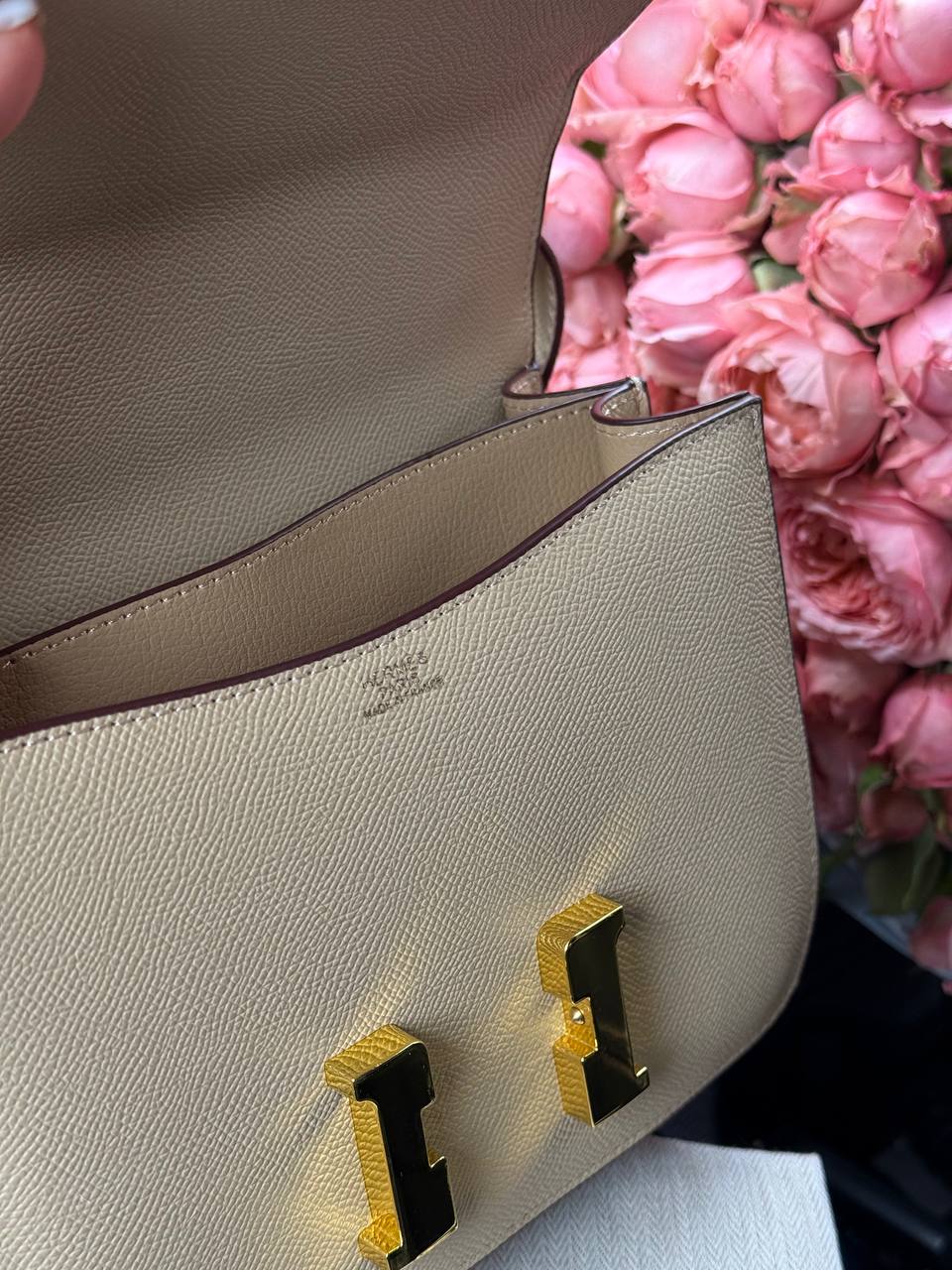 Hermes Constance 18 Epsom Calf Cream - 15