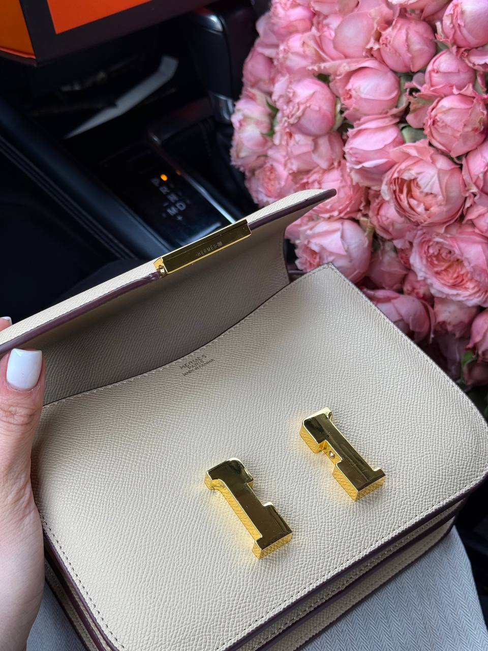 Hermes Constance 18 Epsom Calf Cream - 16