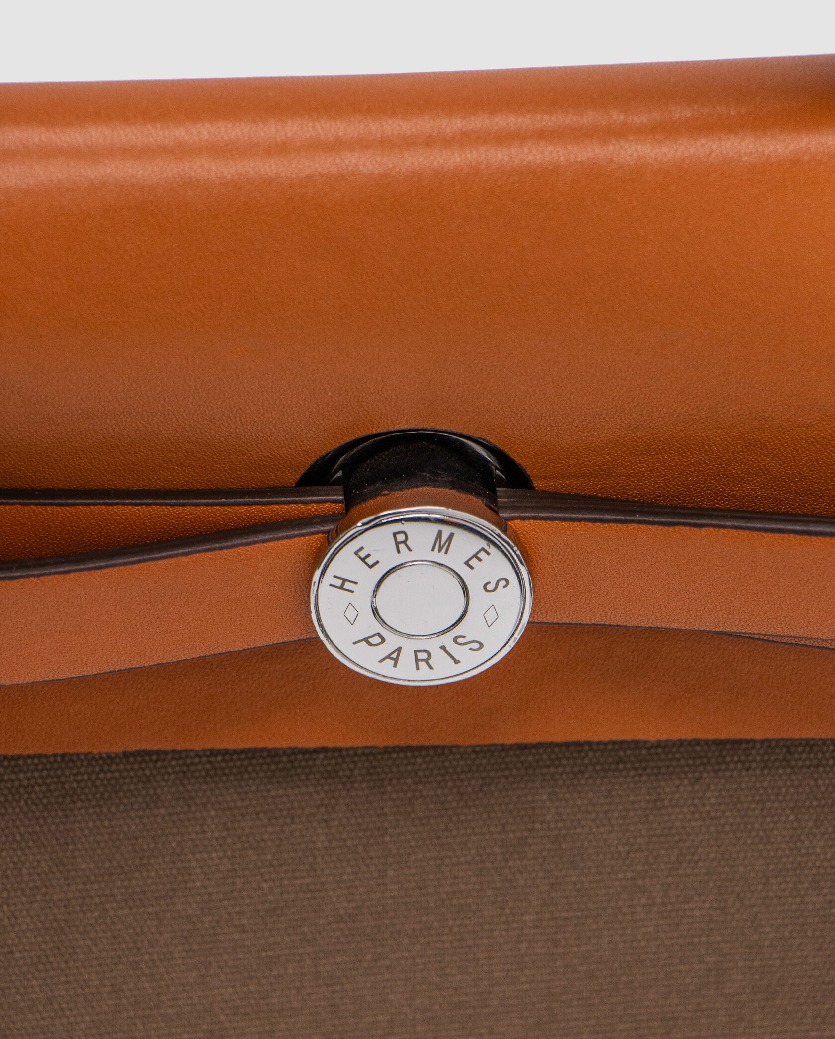 Hermes Herbag Zip 20 Bag Brown/Ginger - 4