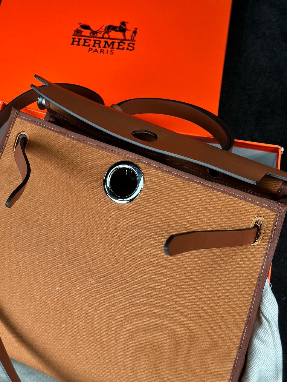 Hermes Herbag Zip 31 Bag Ginger - 22