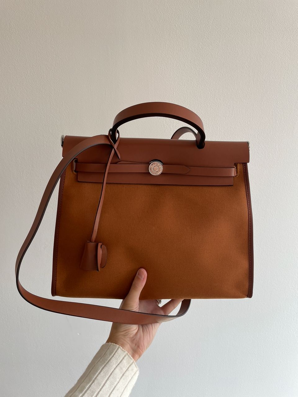 Hermes Herbag Zip 31 Bag Ginger - 4