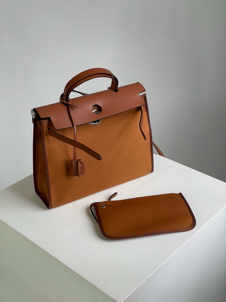 Hermes Herbag Zip 31 Bag Ginger - 5