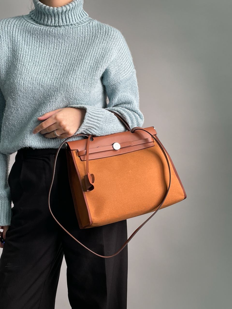 Hermes Herbag Zip 31 Bag Ginger - 8