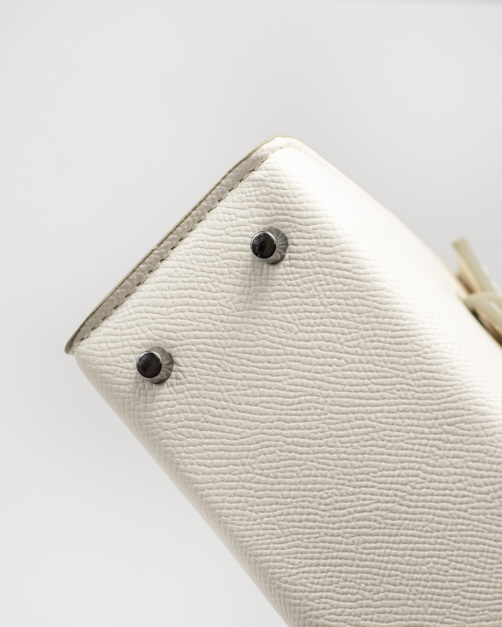 Hermes Kelly 20 White/Silver - 11