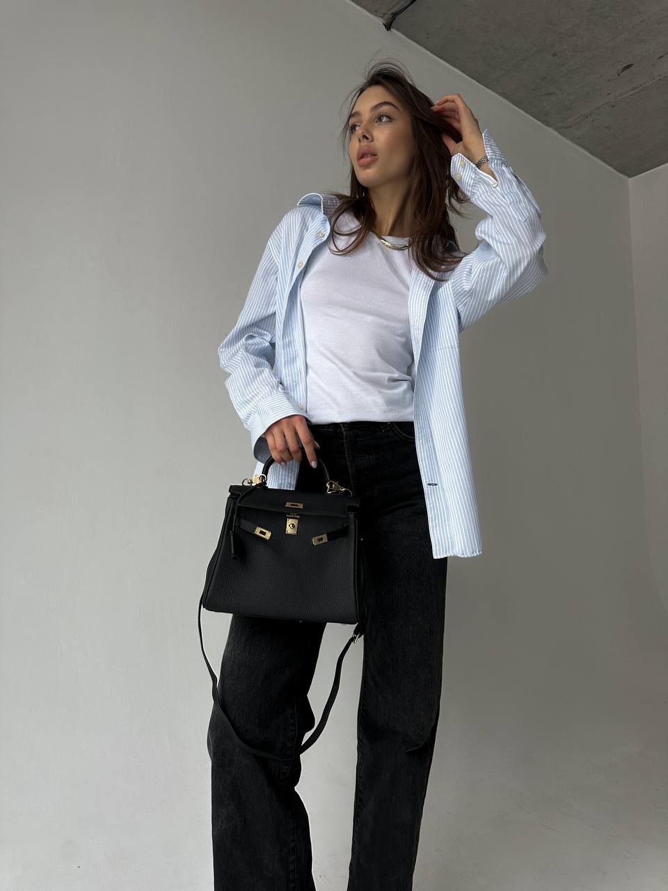 Hermes Kelly 25 Black/Gold - 9