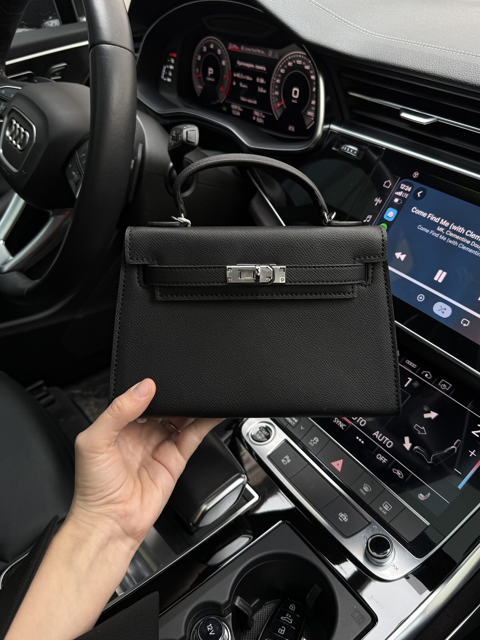 Hermes Kelly II Sellier 20 Black/Silver - 12