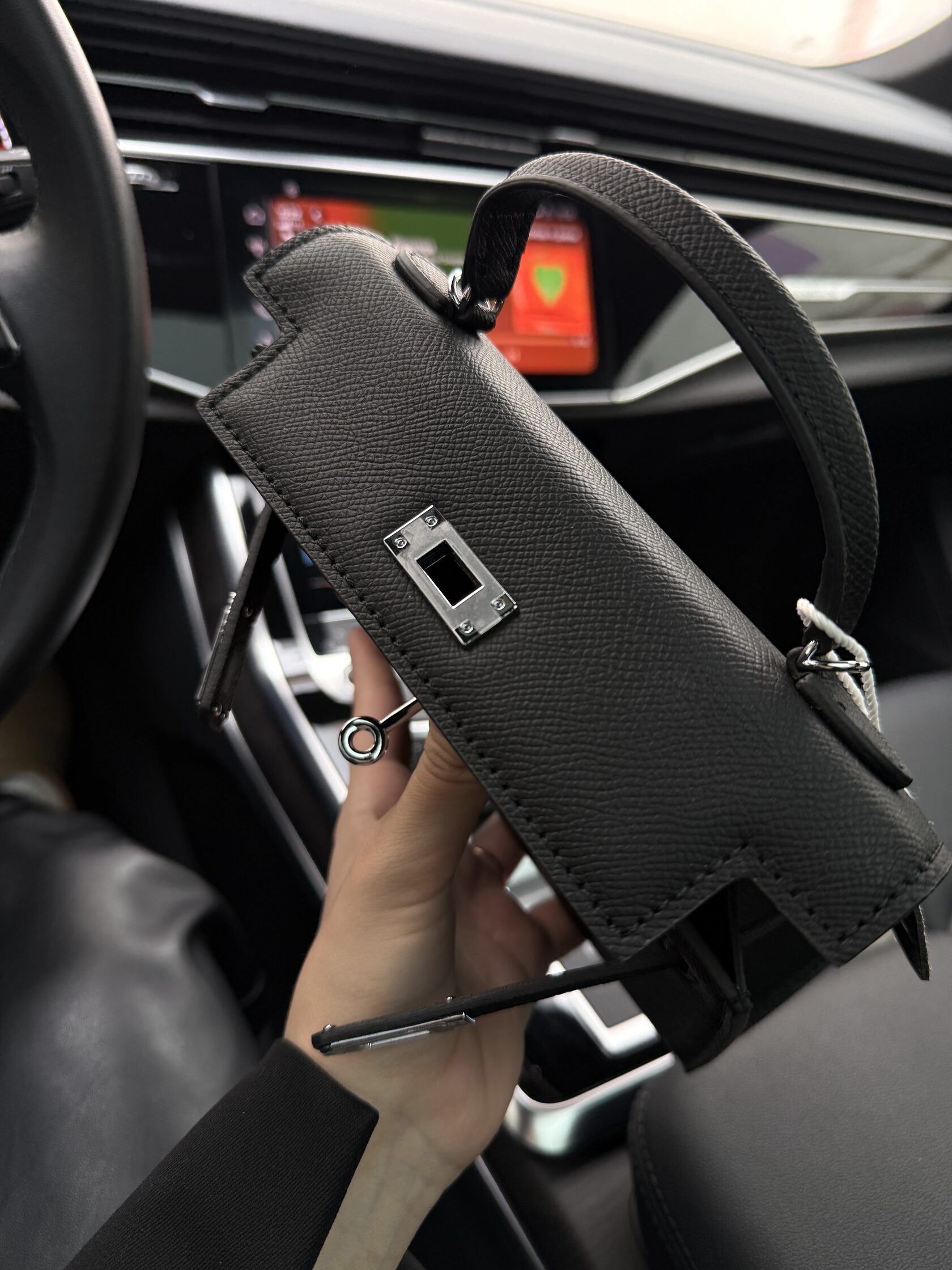 Hermes Kelly II Sellier 20 Black/Silver - 19