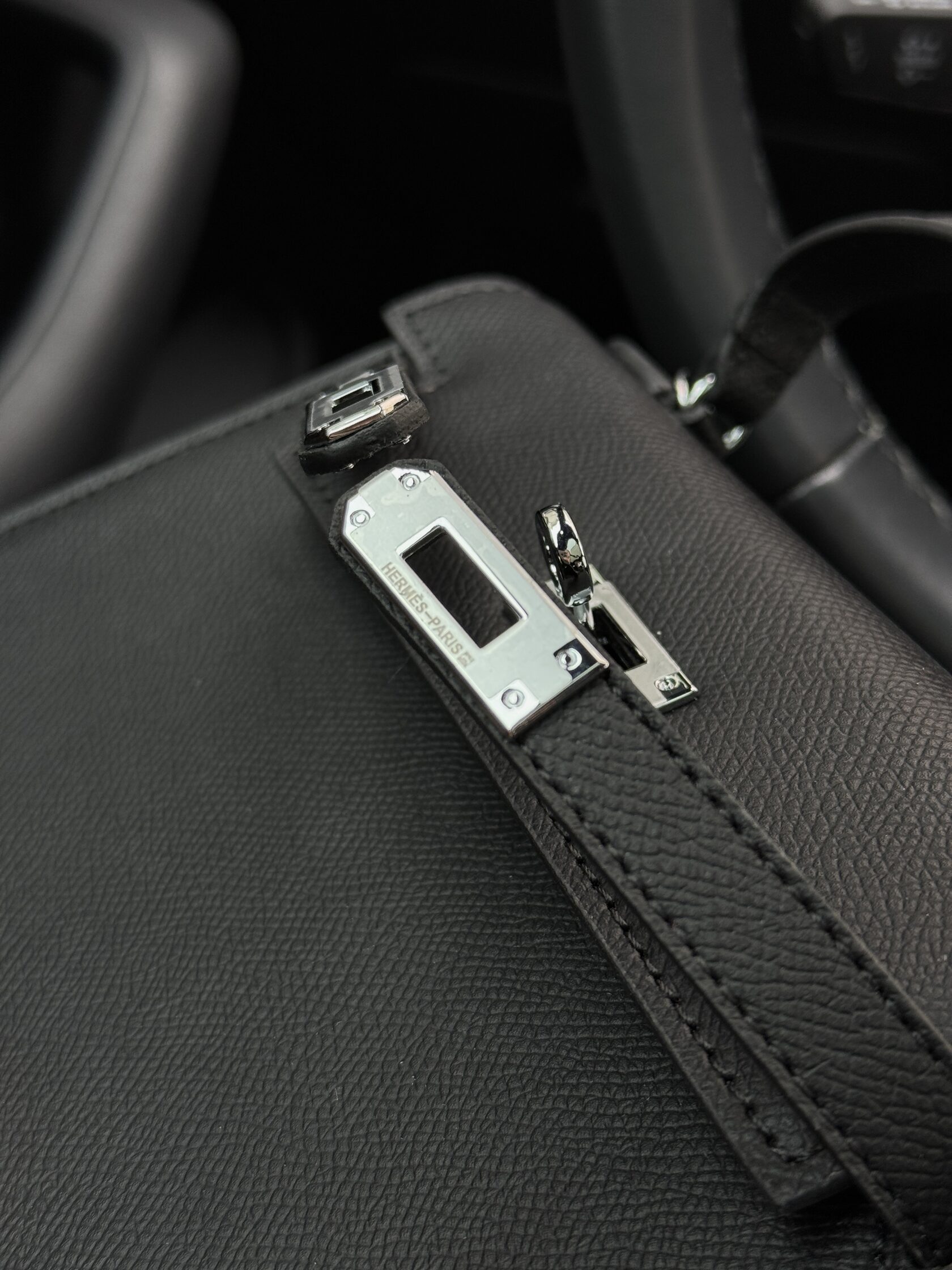 Hermes Kelly II Sellier 20 Black/Silver - 20