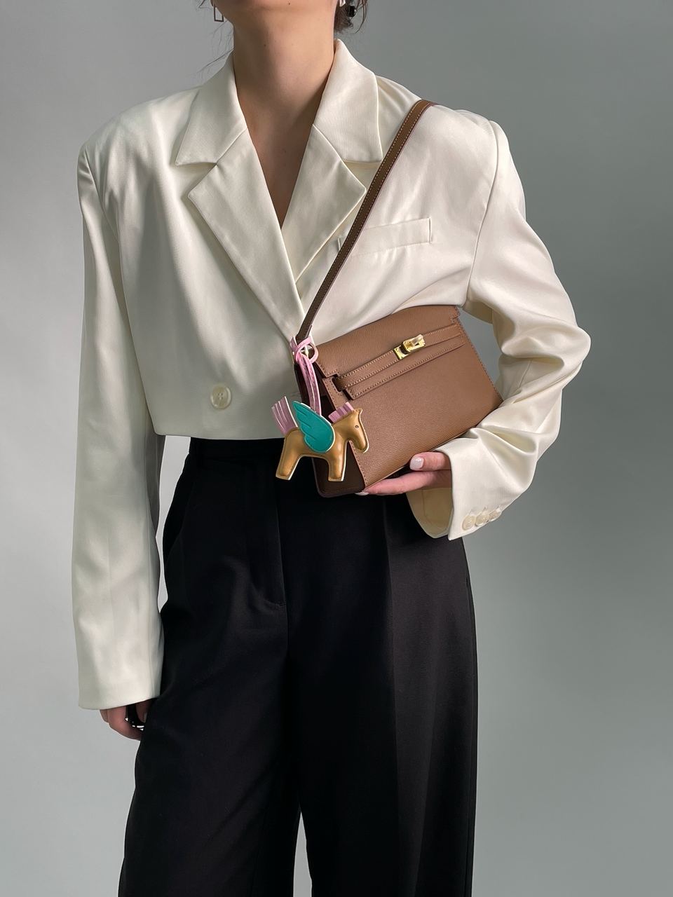 Hermes Kelly Pochette Brown/Gold - 6
