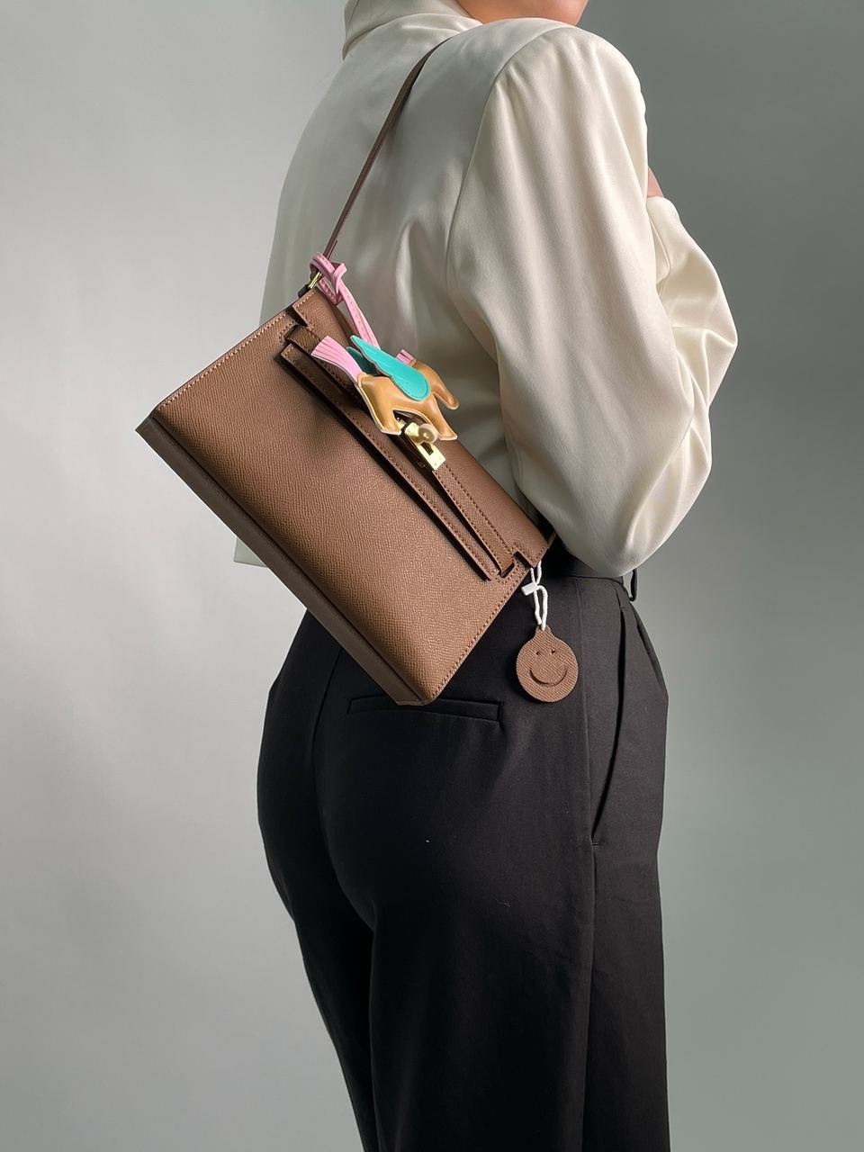 Hermes Kelly Pochette Brown/Gold - 8