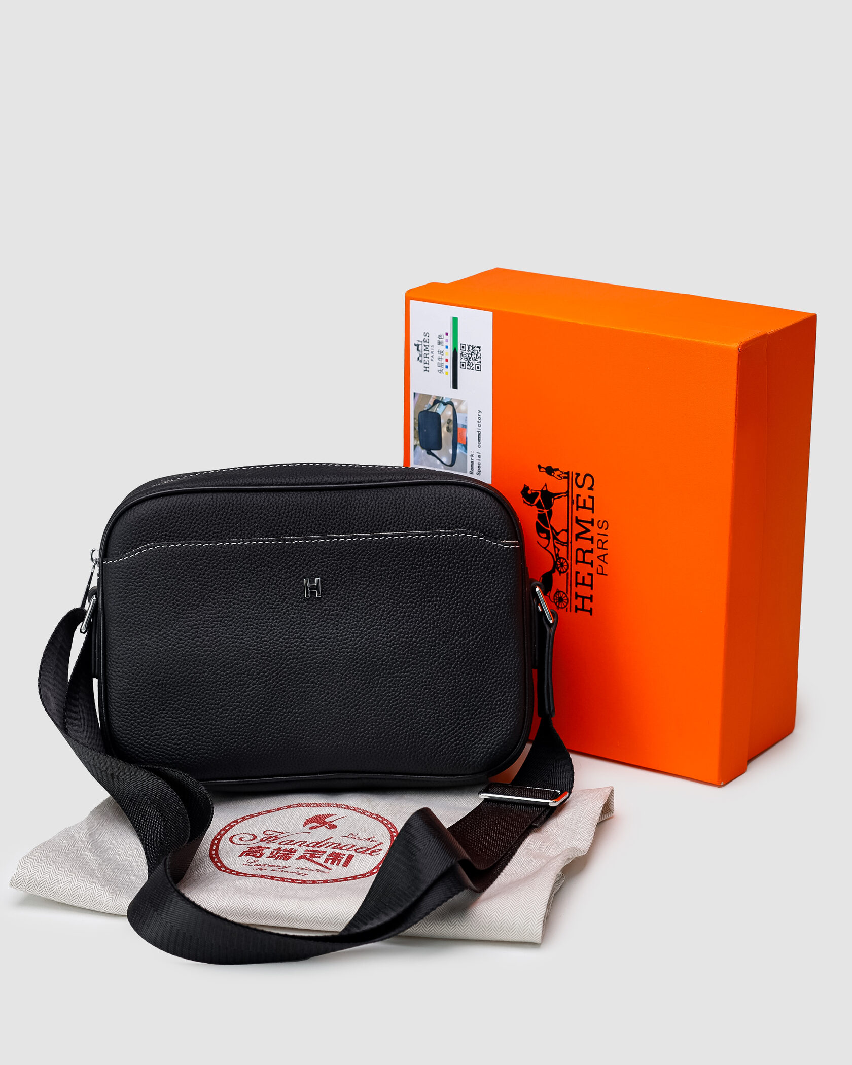 Hermes Leather Man Bag - 2