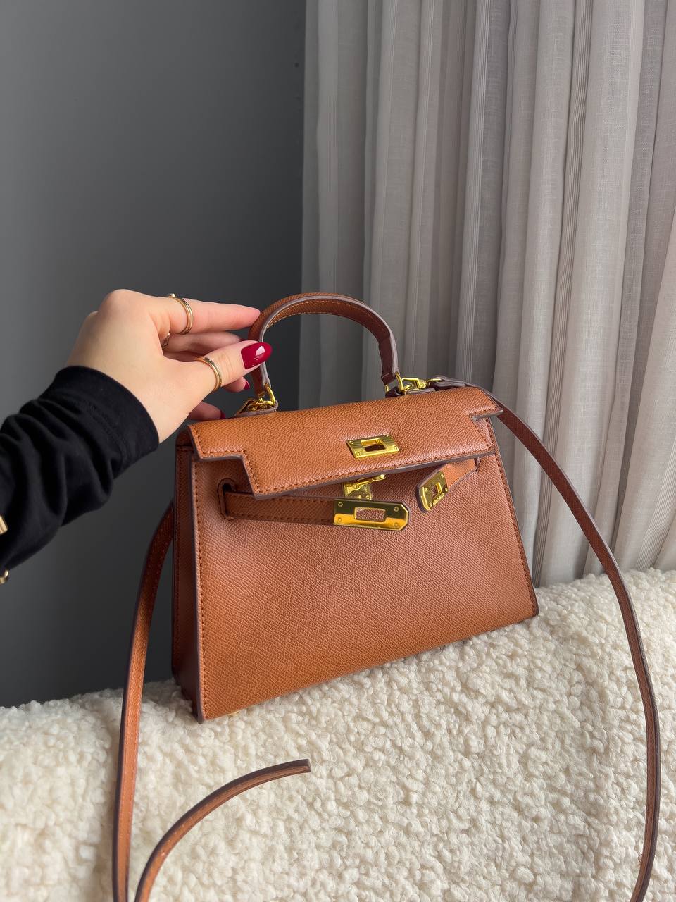 Hermes Mini Kelly 20 Gold GHW - 14