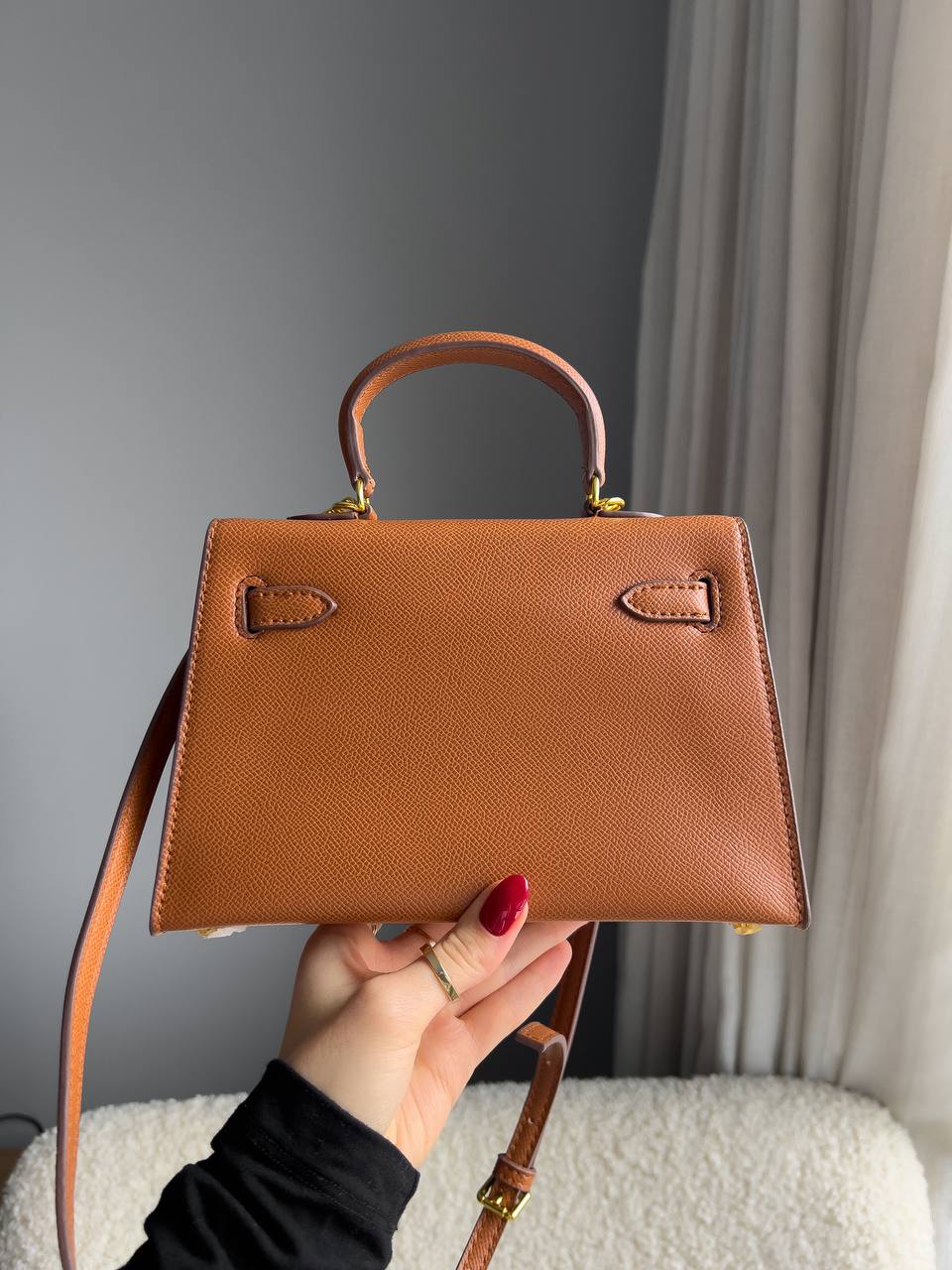 Hermes Mini Kelly 20 Gold GHW - 19