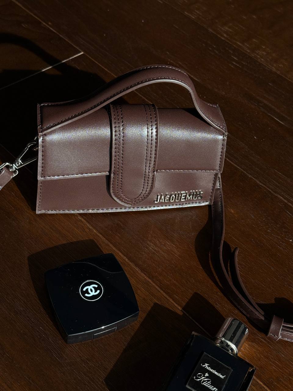 Jacquemus Le Bambino Mini Leather Shoulder Bag in Brown - 6