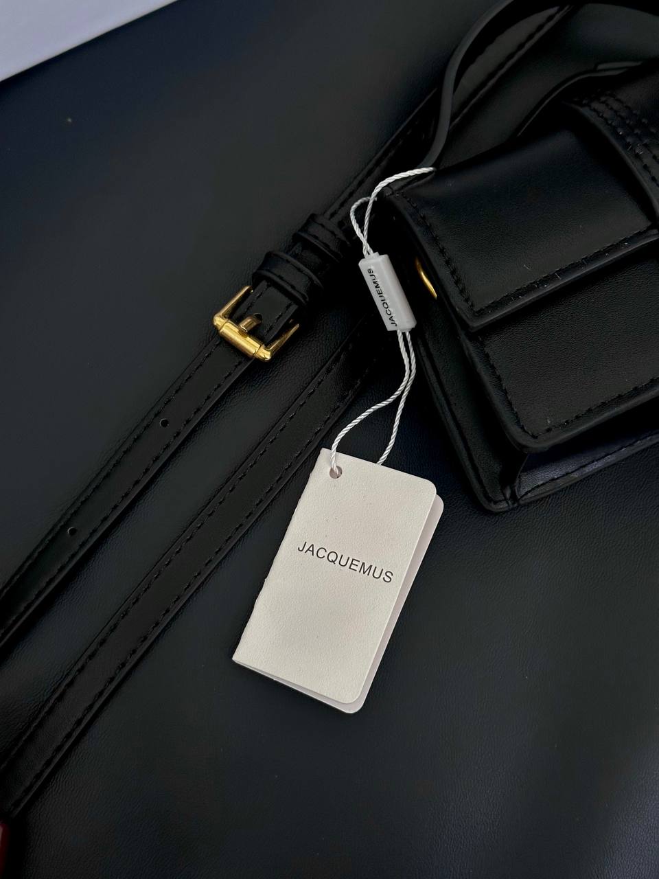 Jacquemus Le Bambino Small Handbag With Adjustable Crossbody Black - 6