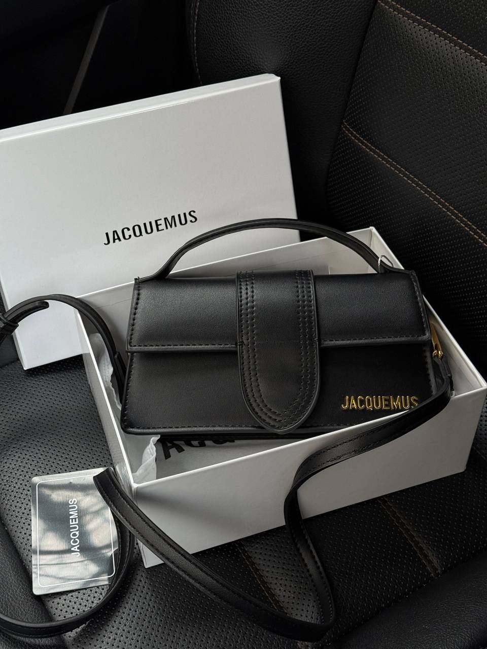Jacquemus Le Bambino Small Handbag With Adjustable Crossbody Black - 2