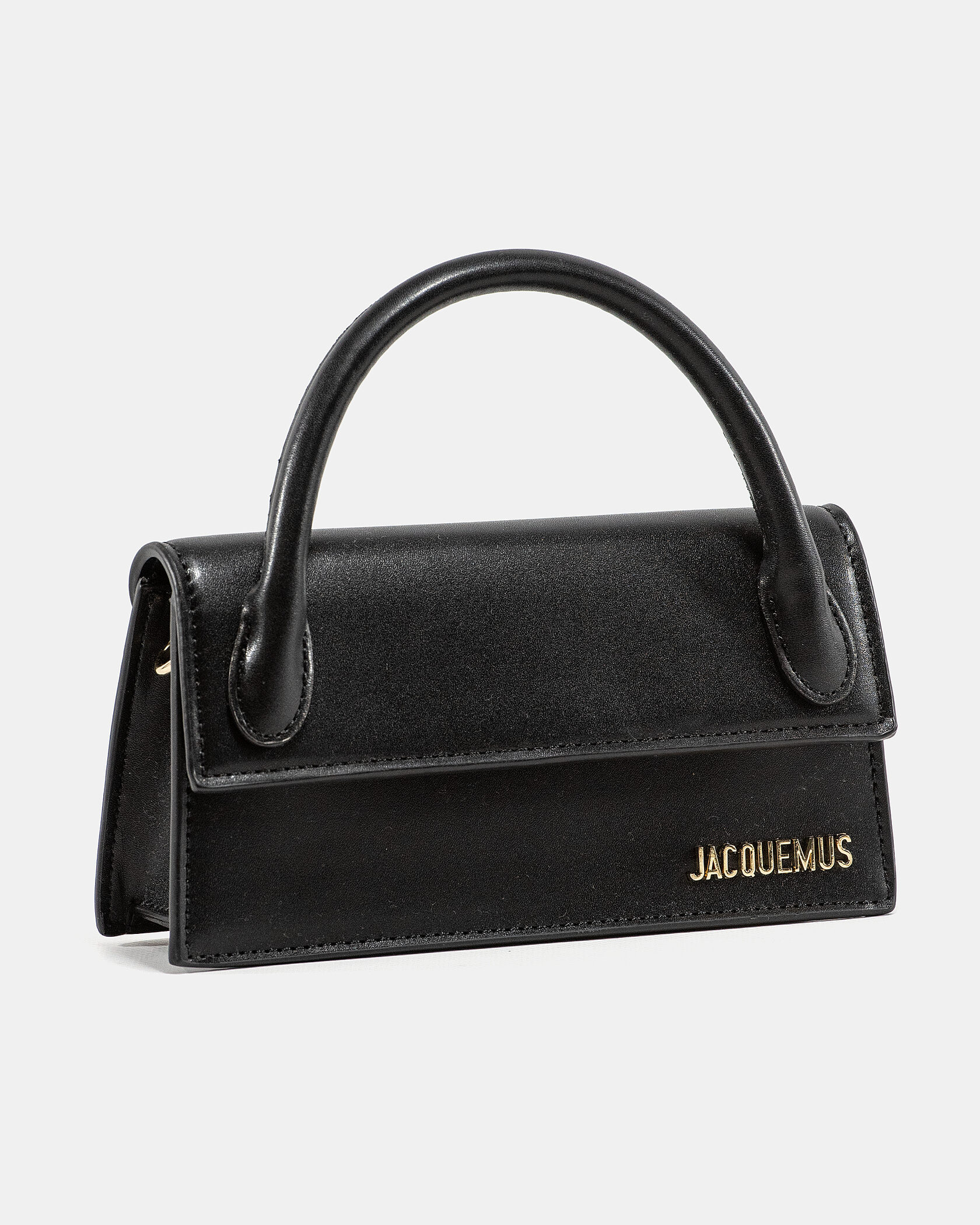 Jacquemus Le Chiquito Long Black Leather Top - 5