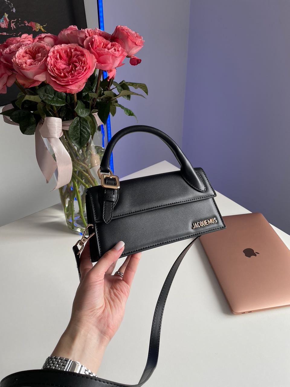 Jacquemus Le Chiquito Long Boucle Black - 6